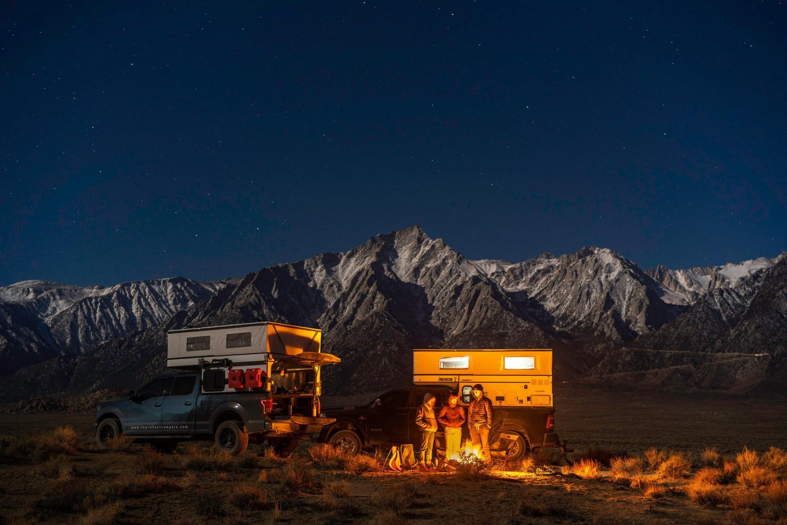 Pop up truck camper