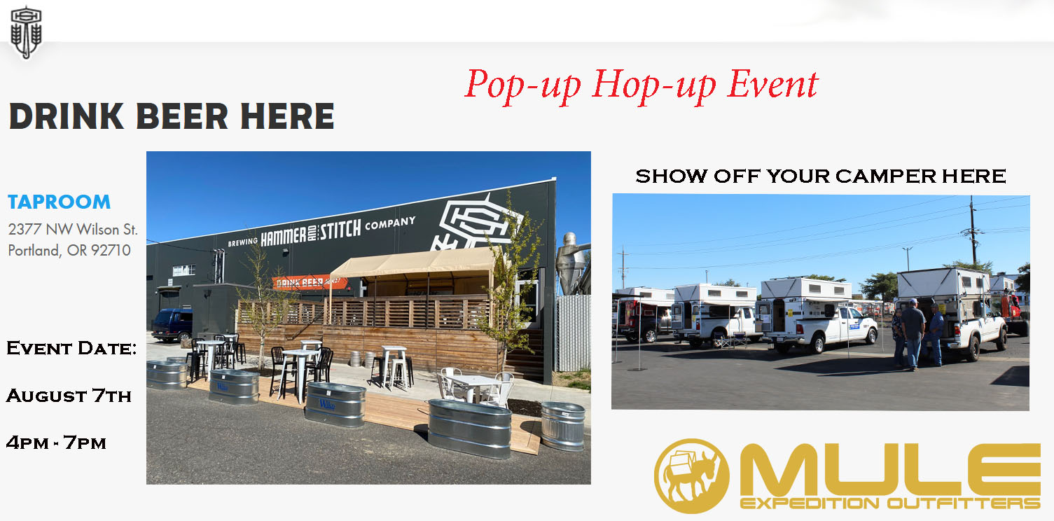 Pop-up  Hop-up  Event  (Hammer & Stitch Brewery, Portland)